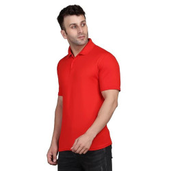 men's polo T-shirt (RED)