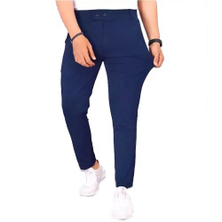 Mens Lycra Pant (Blue)