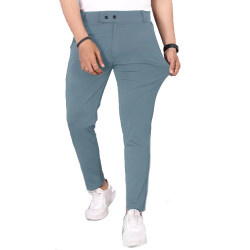 Mens Lycra Pant (Light Blue)