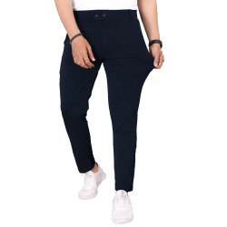 Mens Lycra Pant (Navy)