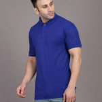 men's polo T-shirt (R,BLUE)